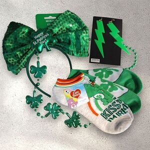 Care Bears St Patrick's Day Festive Accessories Bundle of 4 NWT